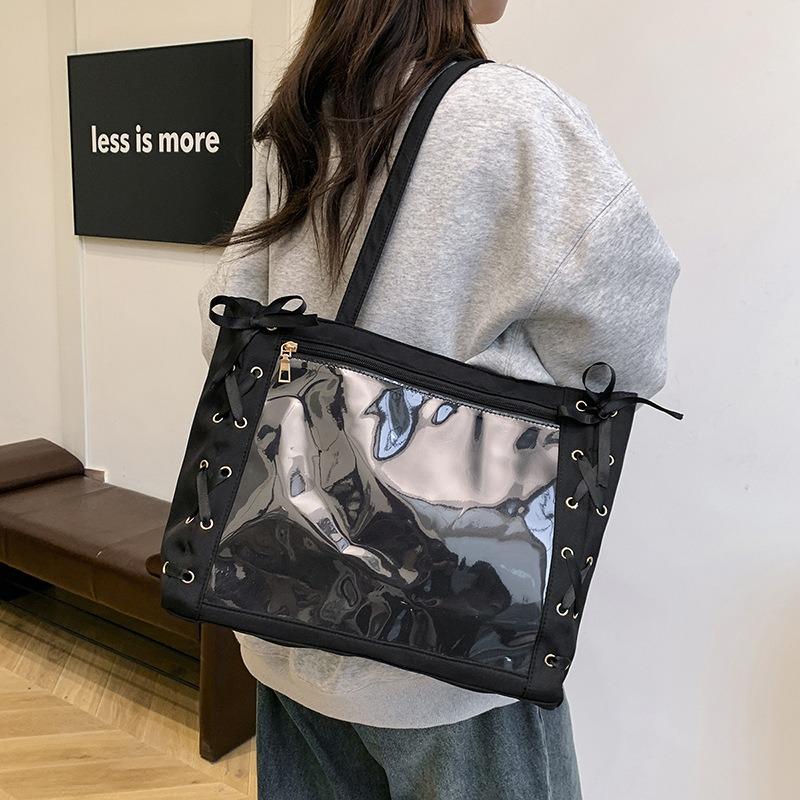 Niche design bag new personality trend beautiful simple hand bag tote bag shoulder bag