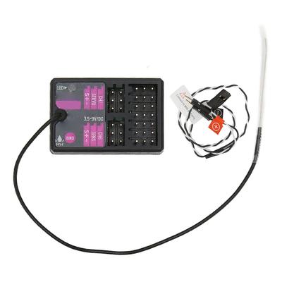 RC-Empfänger 7 Kanäle Langstrecke Eingebautes Gyro 2-Wege 2,4G-Empfänger für FS G7P Sender RC-Flugzeug Auto