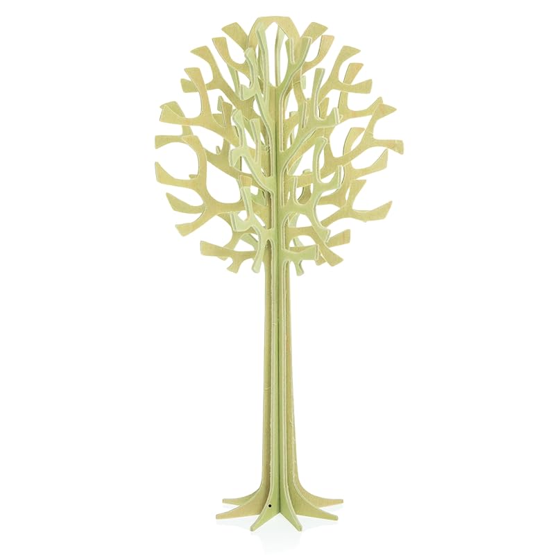 

Lovi lovi ornament card tree 16.5cm PLGR pale green white birch Assembly type Made in Finland [2022]