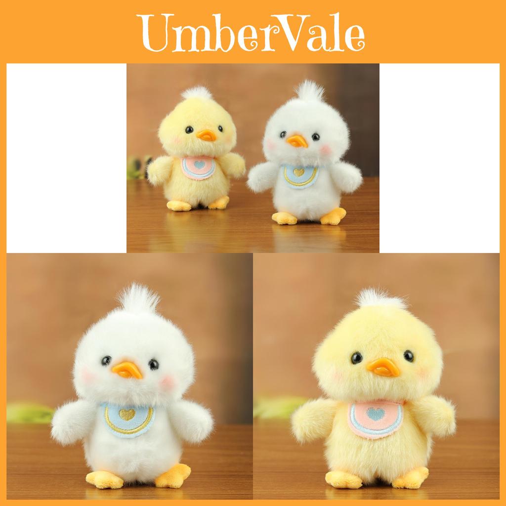 Plush Duck Keychain With Pp Cotton Filling For Gifts And Bag Decor