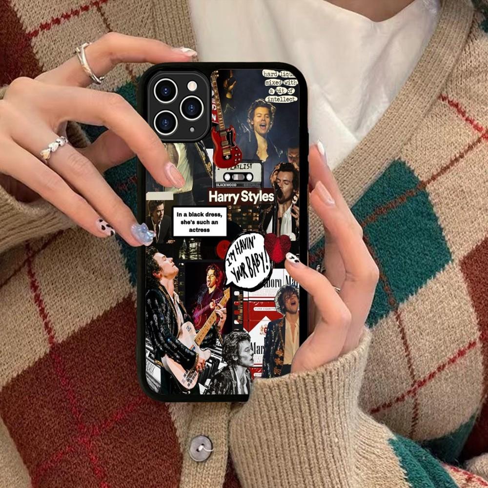 

Singer H-Harry S-Styles Phone Case Silicone PC+TPU For For IPhone 11 12 13 14 15 16 Plus Pro Max Cover iPhone 15 Pro