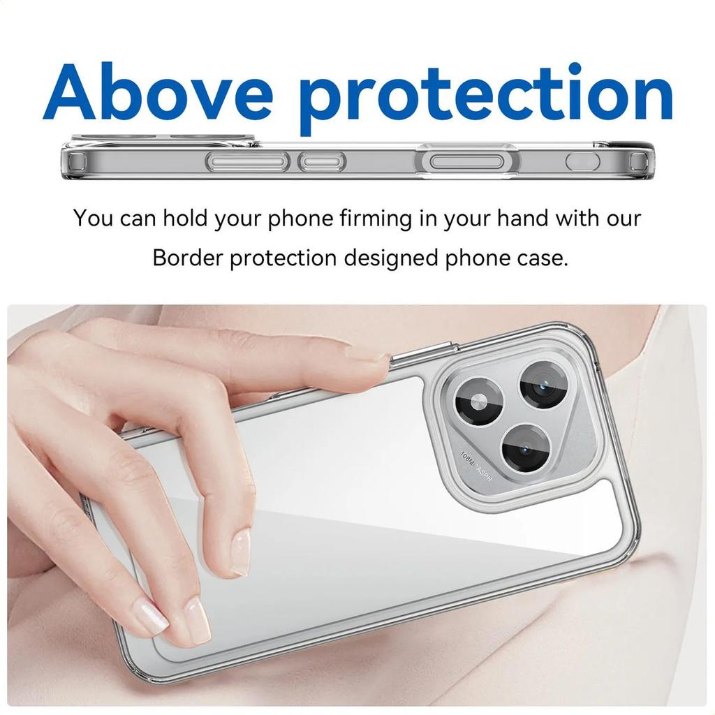 Phone Case For Honor 400 Lite , Clear Transparent Phone Case Cover For Honor 400 Lite