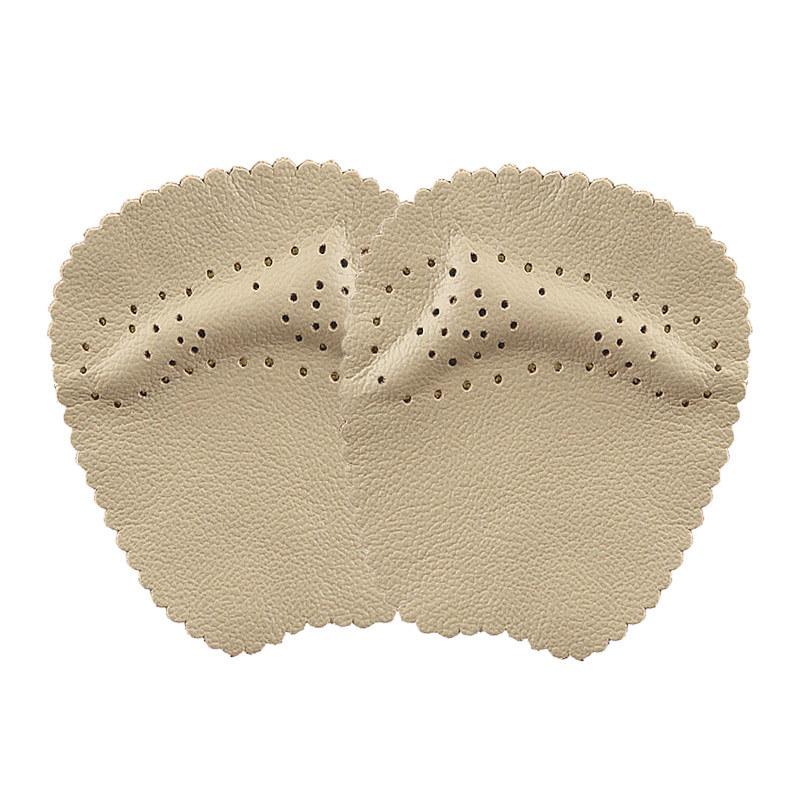 1 Pair Women Premium Leather Anti-Skid Sticker for High Heels Non-slip Inserts In Forefoot Self-adhesive Gel Insoles Foot Pads