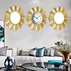 Living Room Wall Clock Home Table Sofa Background Wall Clock Modern Minimalist Abstract Art Wall Clock Triple Wall Clock