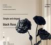 Giant Black Rose Flower Decoration - Floor Display & Wedding Prop