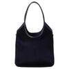 Miu Miu Ivy Corduroy Fabric Mixed Material Tote Bag Women Tote Bags Navy-Blue 5BG231_2F81_F0124_V_MLN