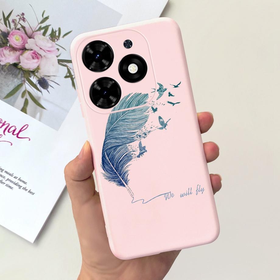 For Tecno Spark GO 2024 Case Spark 20C Spark20 Pop 8 Para Shell Silicone Soft TPU Bumper Cartoon Cool Cute Style Pattern Capas