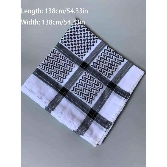 Summer Women Tactical Arab Scarf Men Fashion Lightweight Hijab Scarf Spring Army Plaid Head Scarf Keep Warm  New