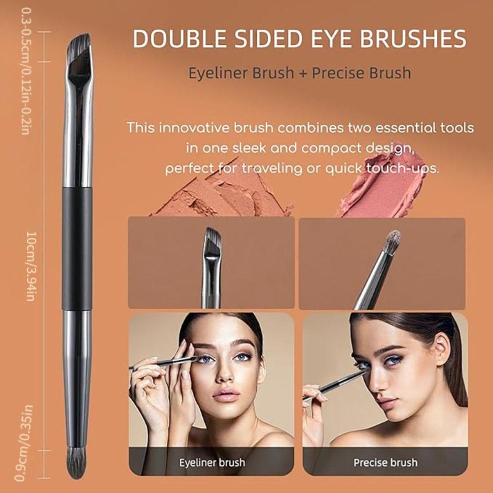 Eyebrow Pencil Eyeshadow Brushes Set Eyeliner Brushes Cosmetic Brush Kit  on-the-go Touch-ups
