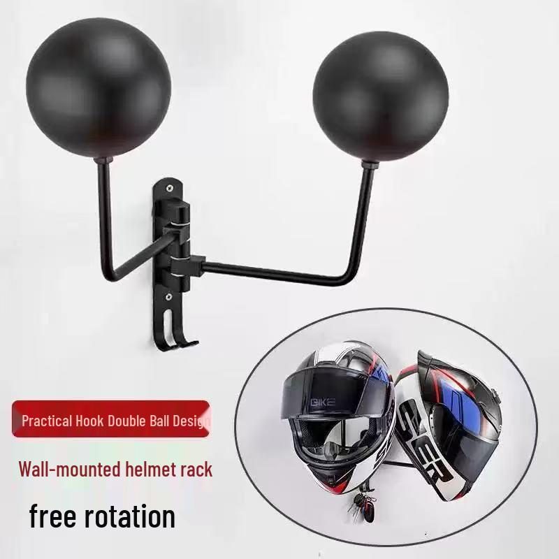 Wall-Mounted Punch-Free Helmet & Hat Rack - Anti-Deformation Storage Solution