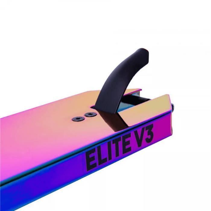 Deck trottinette - ELITE - Supreme V3 - Neo Chrome - 22 x 48 cm - Mixte