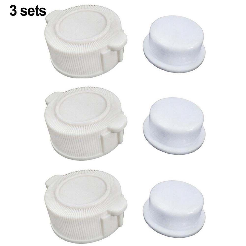 1/3 Sets Exhaust Valve Cap & Plug For Intex 10043 & 10044 For Above Ground Pool Replacement Part Plug Exhaust Valve Cap And Plug