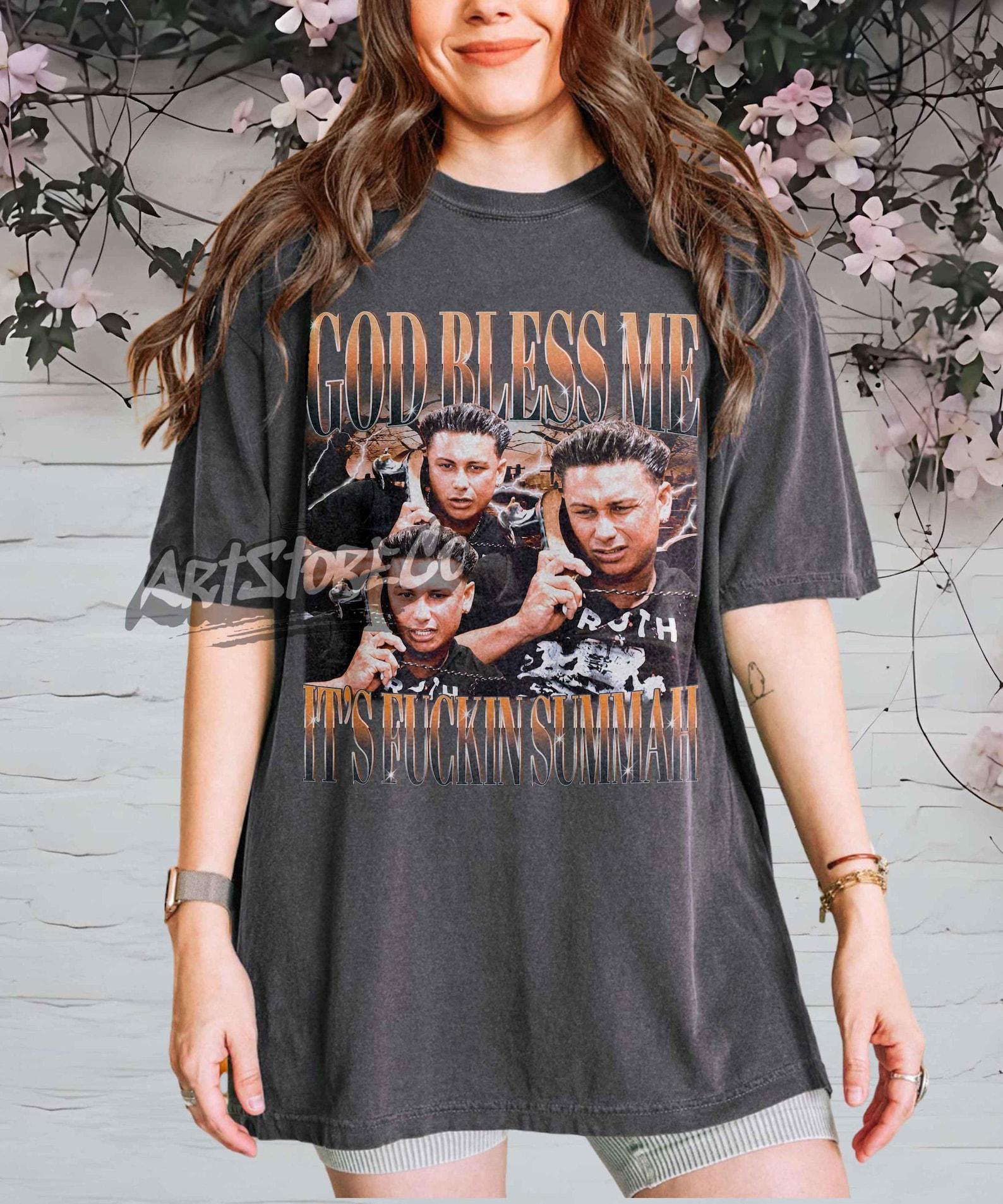 Pauly Shore Shirt, God bless me its fuckin summah tee XL