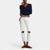 Polo Ralph Lauren Solid Slim Fit Sweater Women Sweater Blue 211580008-007