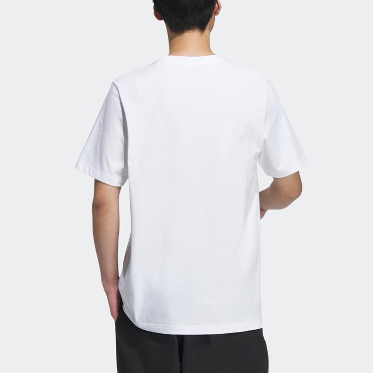 Adidas Neo Lotso Cartoon Print Letter Short Sleeve T-Shirt Men Tops White IP4027