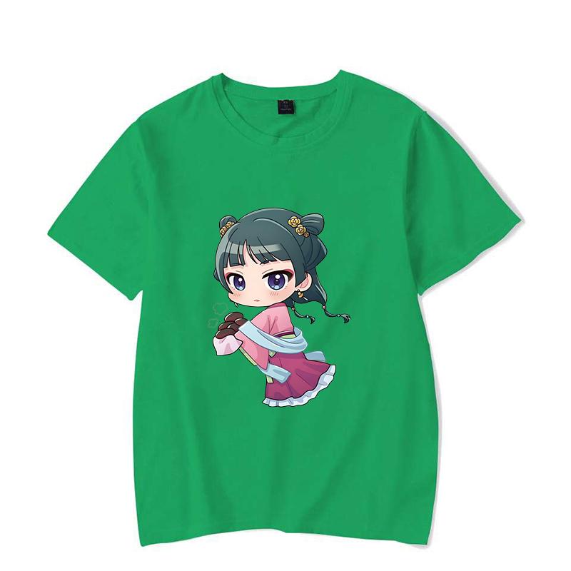 

New Hot The Apothecary Diaries Maomao Print T-shirts Women Men Summer Casual T-shirts Fashion O Neck Short-sleeved T-shirts 4XL