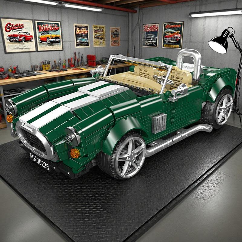 Конструктор MOC AC Cobra 1198 деталей Mould King Технический Автомобиль Модель Конструктор Игрушки для Взрослых Детей Хэллоуин Подарки
