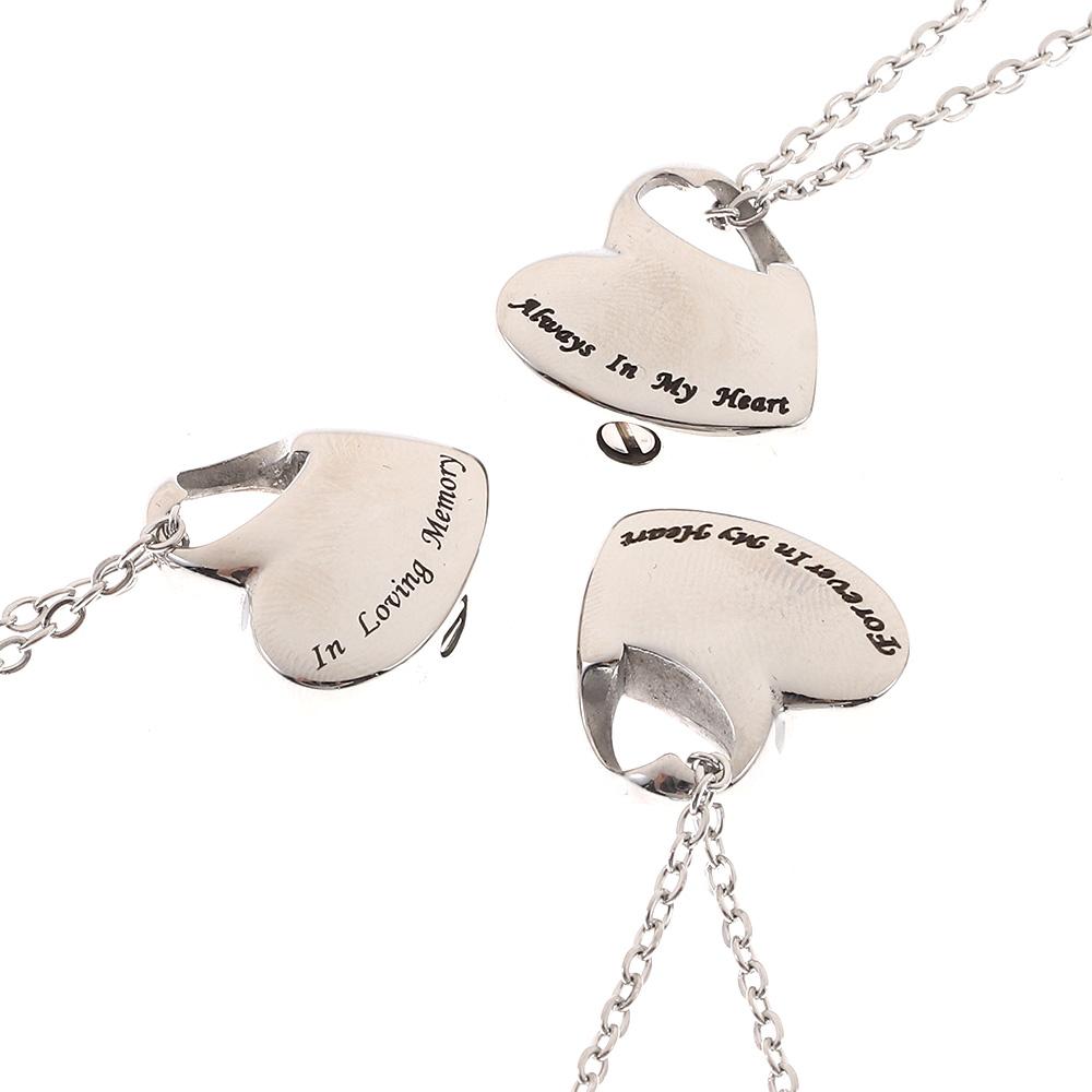 

Memorial Pendant Keepsake Ashes Jewelry Urn Locket Kit&bag Urn Necklaces