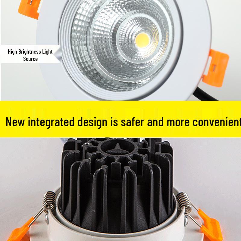 Recessed 20W Spotlight Downlight for Clothing Stores, 15-30W Commercial Ceiling Light