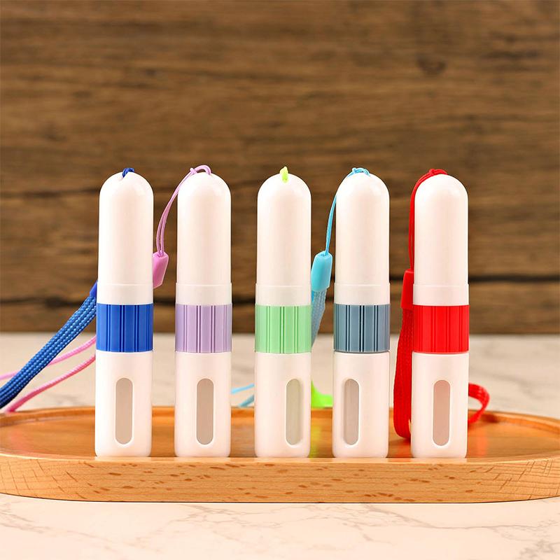 2 In 1 Empty Nasal Inhaler Sticks Visual Window Essential Oil Bottle Aroma Diffuser Nasal Aromatherapy Inhalers Tubes Container