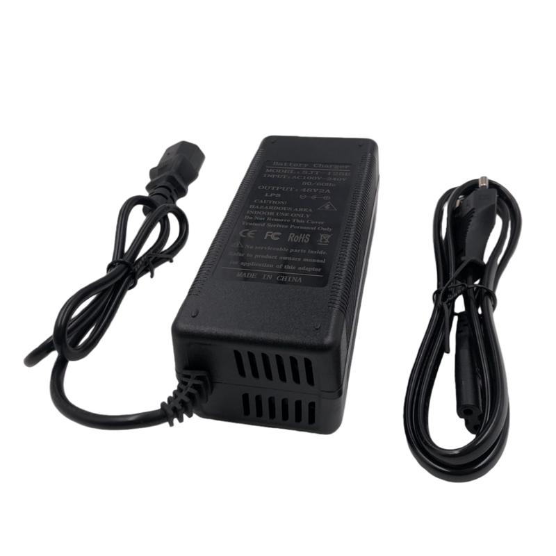48V 2A Lead Acid Battery Charger For 48V 14AH12AH20AH32AH with Cooling Fan Good Quality PC/IEC Connector