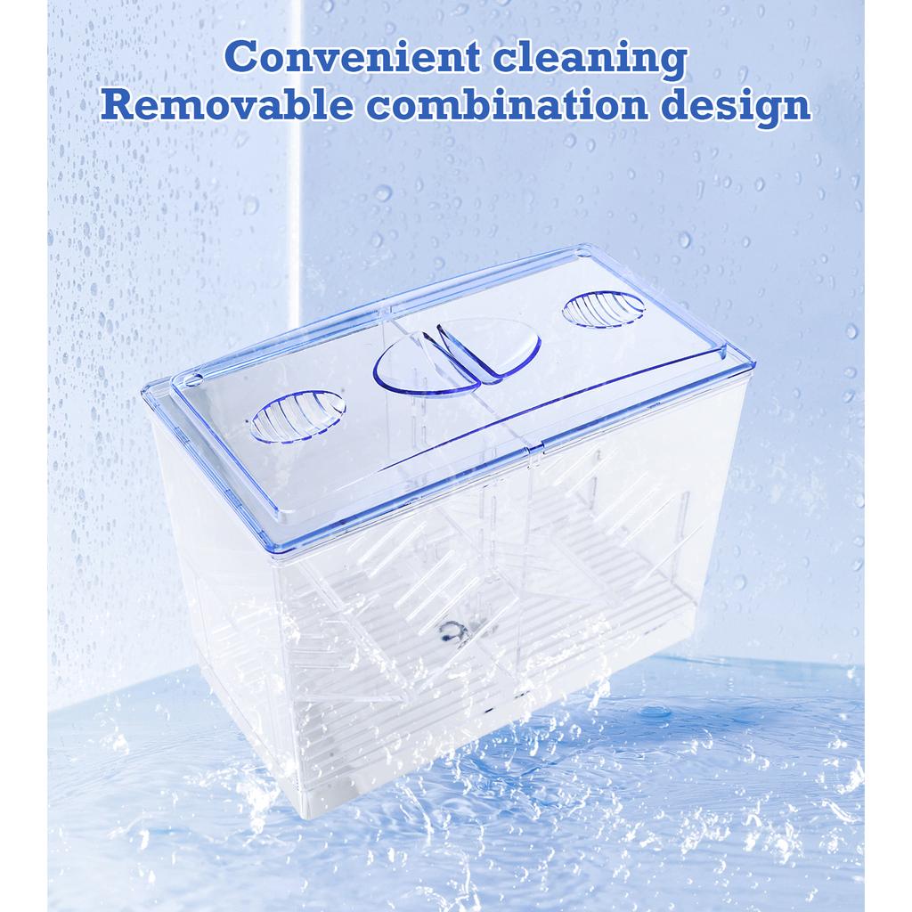 Breeding Tanks for Aquarium Small Fish Fry Isolation Box Hatchery Boxes for Tropical Fish Clear Fish Spawning Box