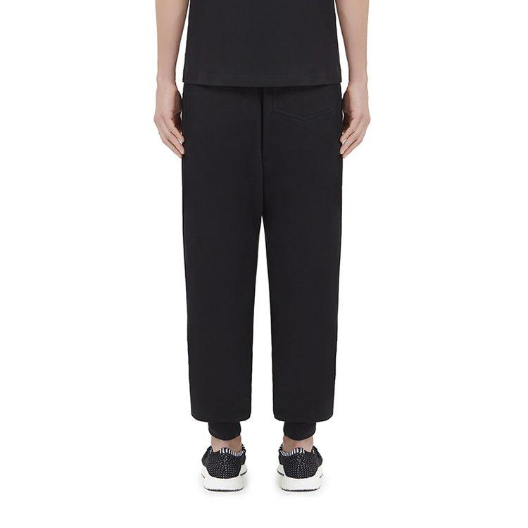 Y 3 Pantalon de survêtement en maille Homme Noir Pantalon crayon modéré DY7190