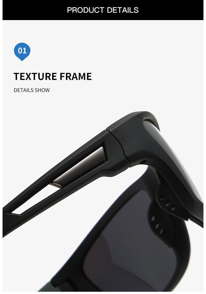 Unisex Polarized Sports Sunglasses for Outdoor Cycling and Driving