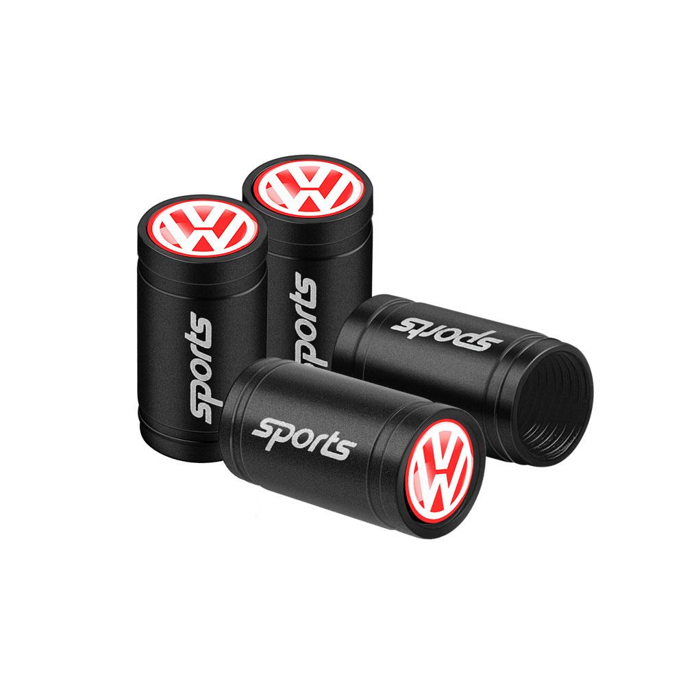 ADMVN1 For Volkswagen VW R Polo Passat Rline Golf 4 5 6 Tiguan Jetta GTI Bora Car Tire Valve Caps Metal Wheel Dust Covers Accessories