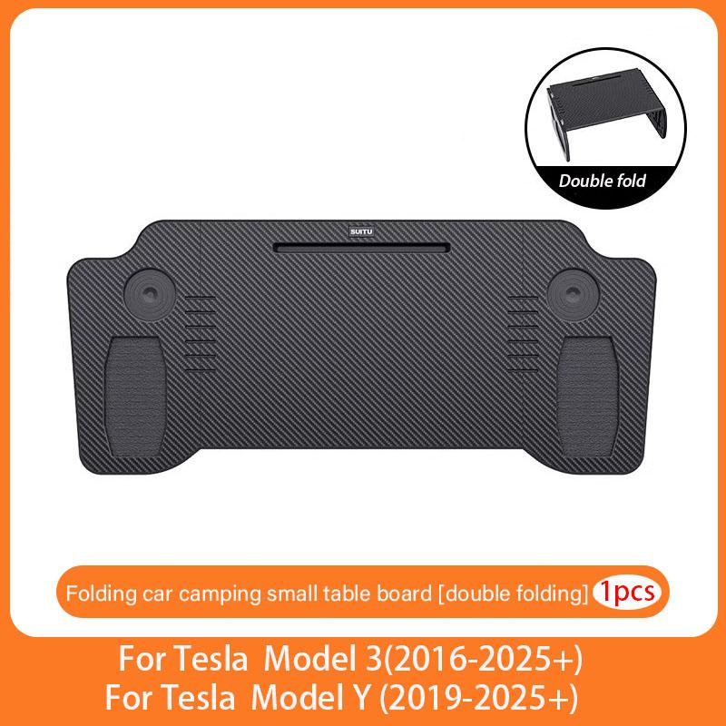 Table Desk For Model Y Juniper 2025 Car Steering Wheel Laptop Tray Food Desk Portable Office Table for Tesla Model 3 2024 2021