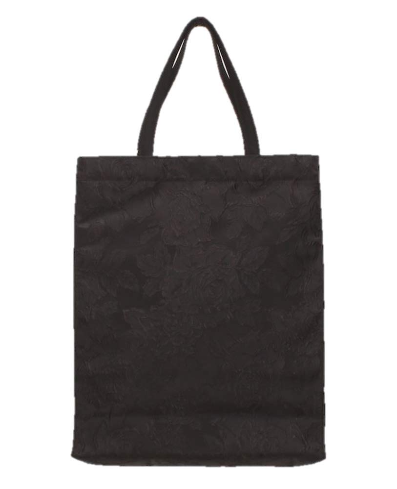 Haruju Formal Tote Bag, Sub-Bag, Black, A4, Vertical, Floral Pattern