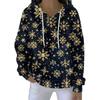 Women's Fashion Casual Hooded Loose Printed Long Sleeve Sweatshirt