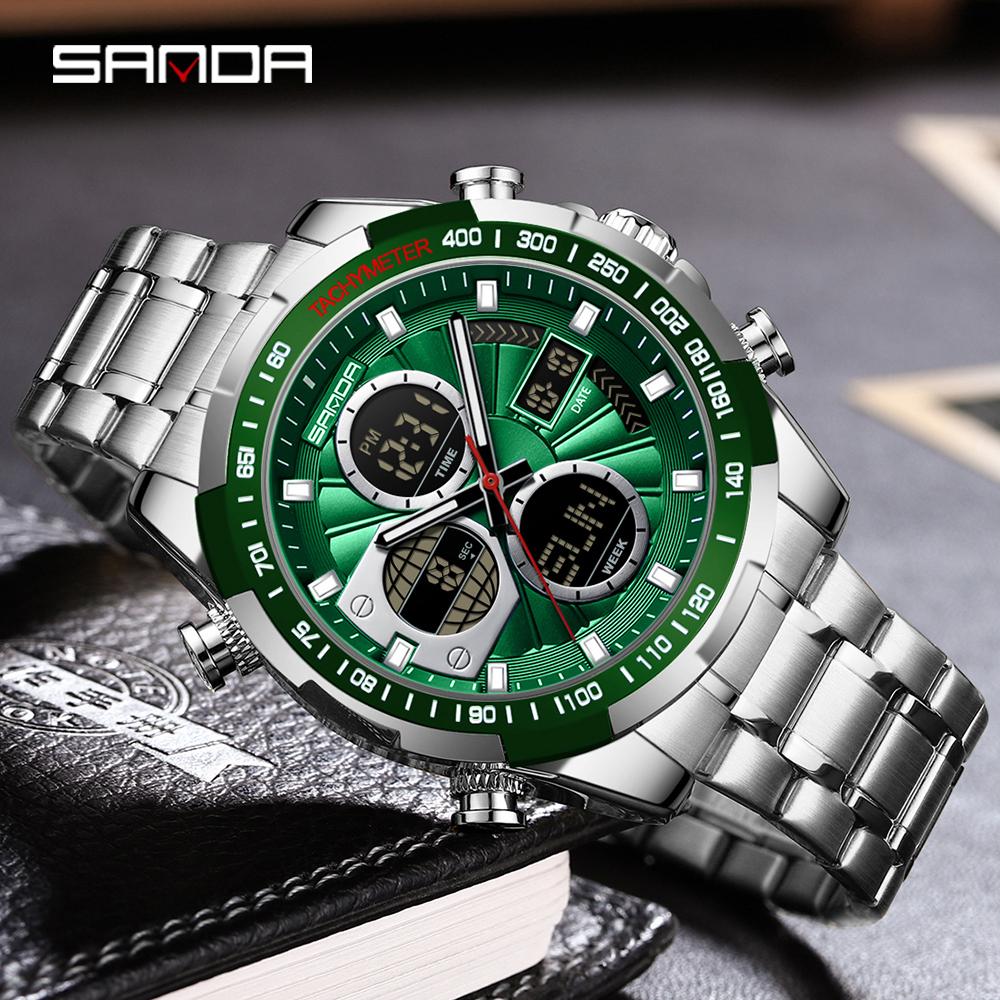 Digital LED Watch Men Sport Quartz Wristwatch Luxury Stopwatch Waterproof Male Electronic Clock