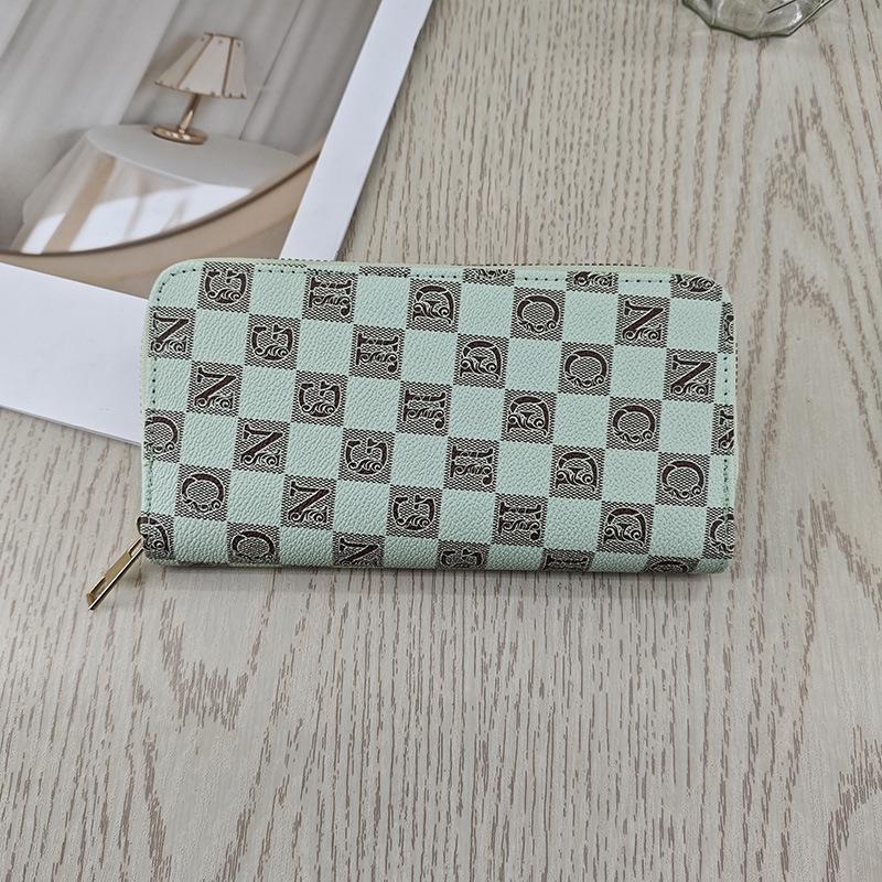 Women's Long Genuine Leather Wallet - Large Capacity, Simple Zipper Clutch and Multi-functional Coin Purse
