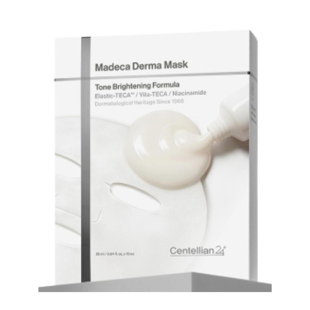 Centellian24 Madeca Derma Mask Tone Brightening Formula 10ea, Radiance & Blemish Care, K-Beauty