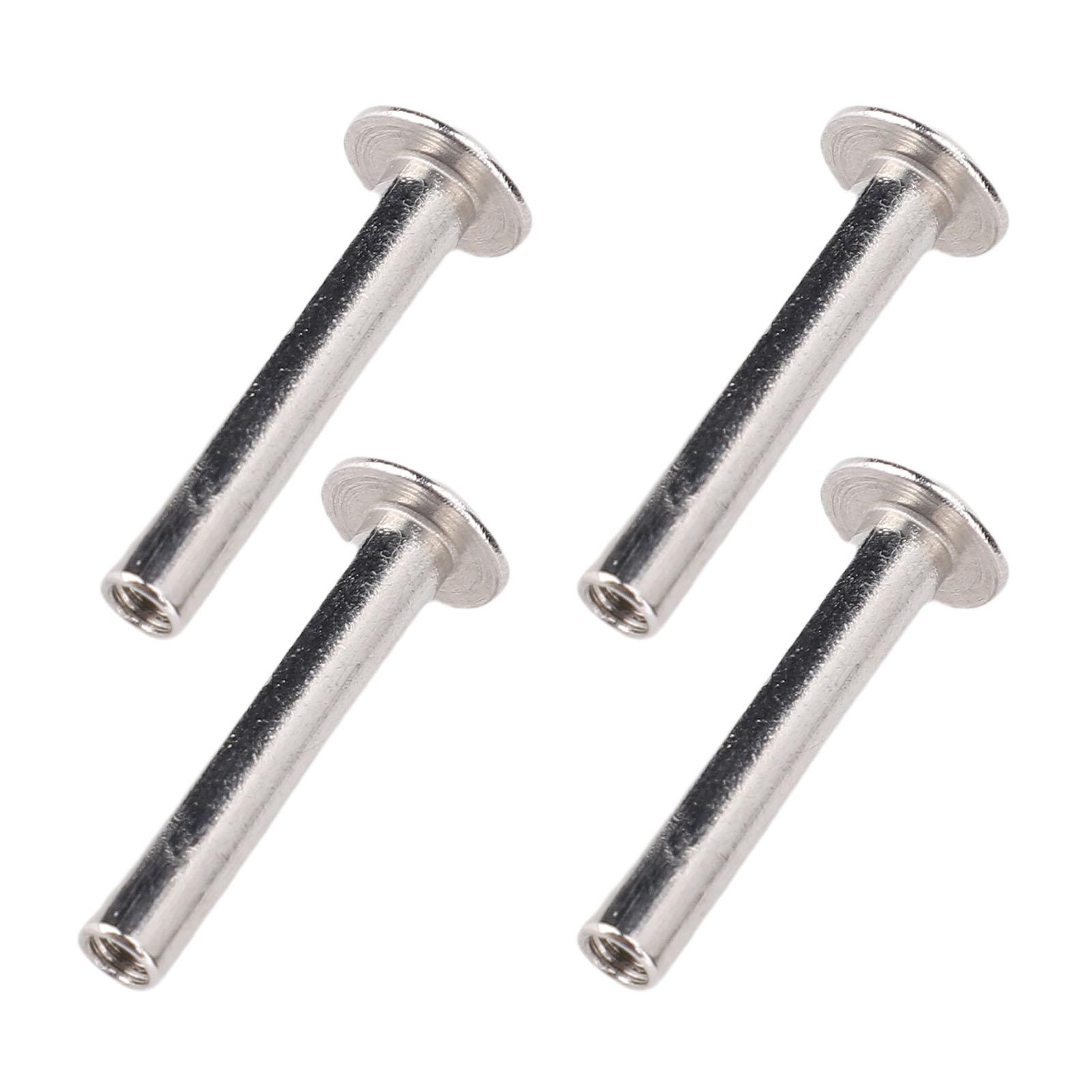 

4x22x8.5мм 100 шт. Набор трубчатых заклепок M3 Металлические заклепки с двойной шляпкой для одежды из ПУ кожи