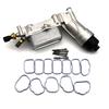 OE:68105583AF 68105583AA Aluminium Motorölfiltergehäuse Kühlersatz für Jeep Grand Cherokee Dodge Charger Journey Ram 3.6L V6