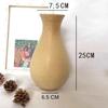 1 Pc Wooden Vase for Home Decor | Decorative Aesthetic Showpiece for Living Room, Bedroom, Office, Balcony, Center Table | Lightweight,