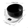 Heated Water Bowl for Dogs Cats, USB Dog Drinking Dispenser Easy to Clean 380ml Feeding