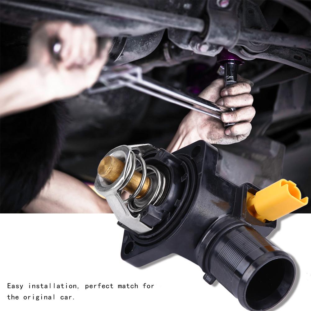 Engine Coolant Thermostat with Housing for Peugeot 206 207 SW 1007 Bipper Tepee 1336Z2
