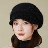 WTEMPO Solid Color Large Brim Bucket Hats Cold-proof Windproof Warm Autumn Winter Casual Verstaile Hats Gifts for Mom