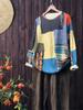 Women's Mink Cashmere Loose Fit Pullover: 2025 Autumn Round Neck Long Sleeve Sweater