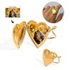 Heart Photo Locket Rings Fashionable Women Rings Adjustable Open Rings Stainless Steel Finger Jewelry for Any Occasion