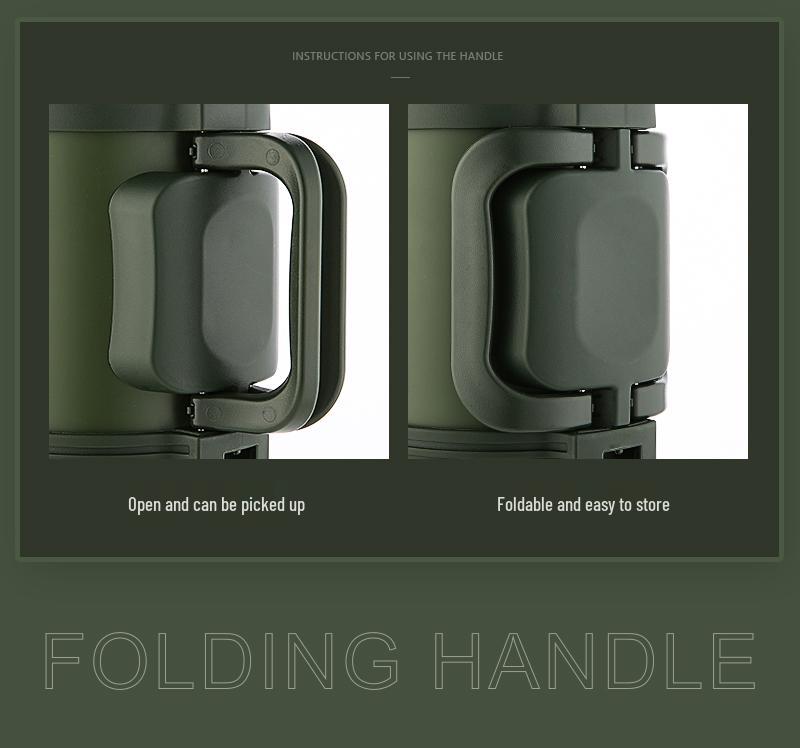 Qihu Large Capacity Stainless Steel Thermos Flask for Outdoor, Car & Home Travel