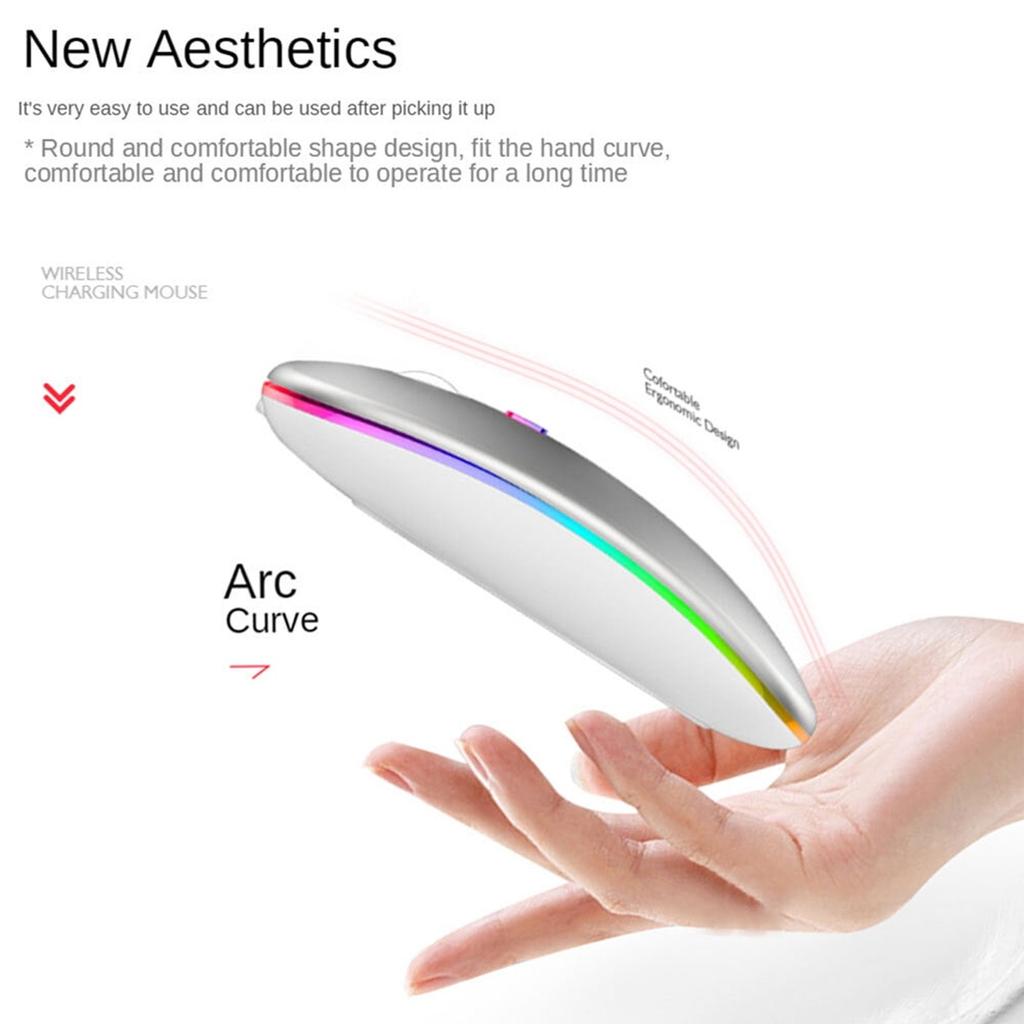 Wireless Mouse Charging Silent Mouse Suitable For Multiple Devices Mouse Bluetooth Mouse