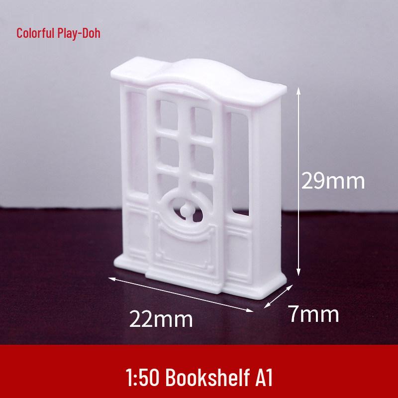 1:50 Scale White ABS Furniture Set for Architectural Model Interior Layout
