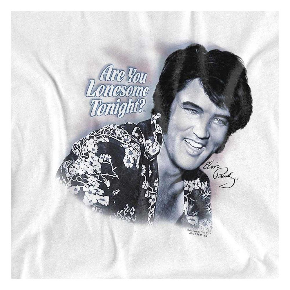 Elvis Presley Unisex Adult Are You Lonesome Tonight? T-Shirt