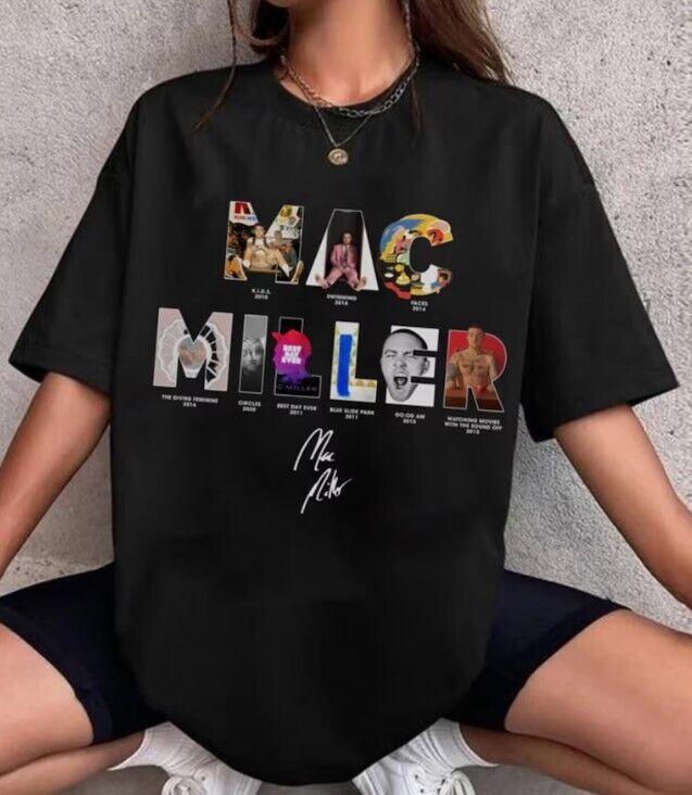 Футболка Mac Miller, Футболка Mac Miller Легенда, Футболка унисекс для тура 2024 M