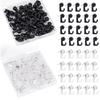 Push Pin Hooks 50PCS Damage-free Plastic Thumbtacks for Cork Board Photo Holding Office School Art Projects