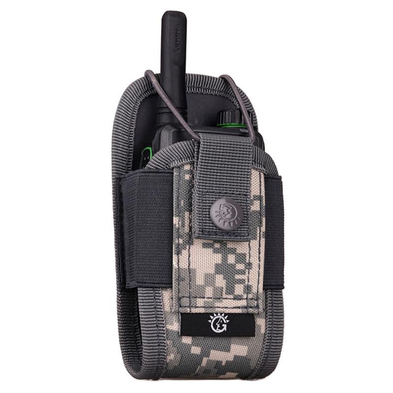 1000D Nylon Molle Pouch Radio Walkie Talkie Holder Bag Belt Pack Hunting Accessories Magazine Pouch Outdoor Airsoft Equipment